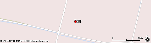 北海道岩見沢市稔町周辺の地図