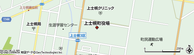 北海道河東郡上士幌町周辺の地図