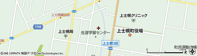 上士幌町図書館周辺の地図