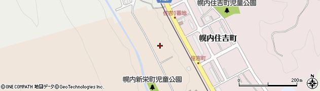 北海道三笠市幌内新栄町周辺の地図