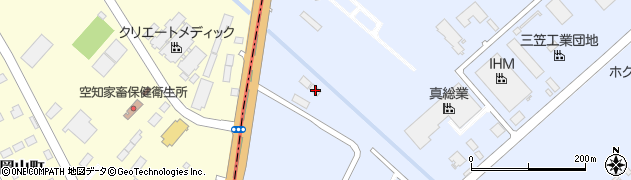 北海道三笠市岡山172周辺の地図
