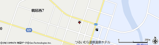 鶴居郵便局 ＡＴＭ周辺の地図