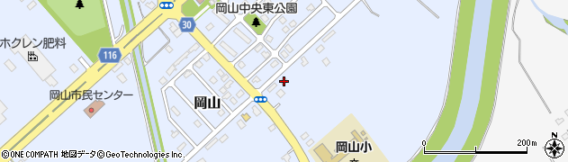 北海道三笠市岡山65周辺の地図