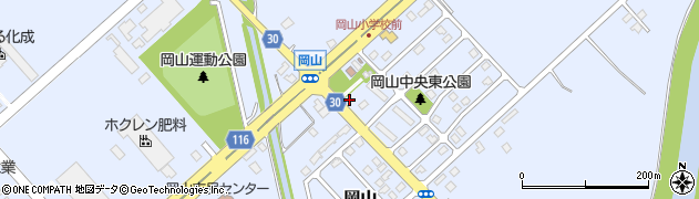 北海道三笠市岡山54周辺の地図