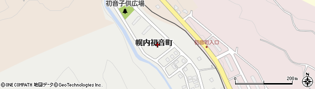 北海道三笠市幌内初音町周辺の地図