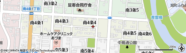 北海道足寄町（足寄郡）南４条周辺の地図