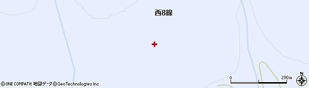 北海道上士幌町（河東郡）上音更（西８線）周辺の地図