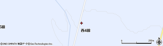 北海道河東郡上士幌町上音更西４線周辺の地図