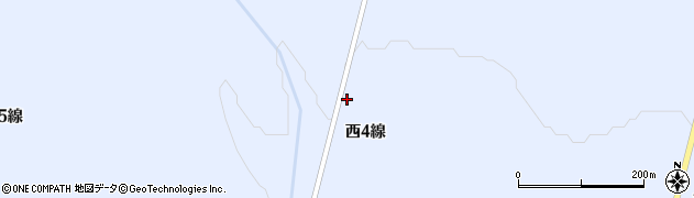 北海道上士幌町（河東郡）上音更（西４線）周辺の地図