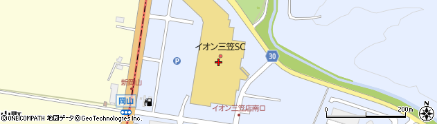 ビューゾーン三笠店周辺の地図