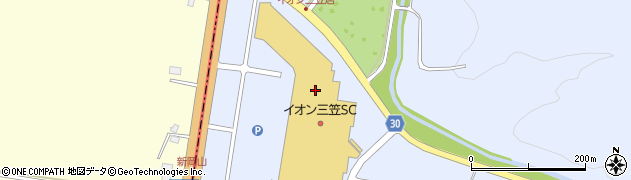 スーパーセンター三笠店周辺の地図