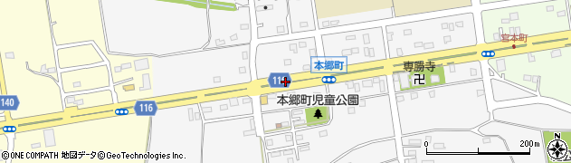 三笠小学校前周辺の地図