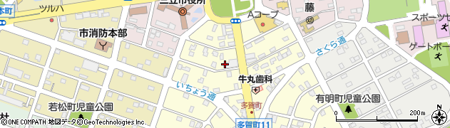 多賀町団地周辺の地図