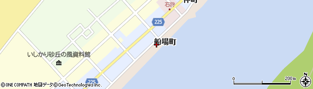 北海道石狩市船場町周辺の地図