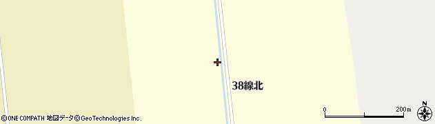 北海道石狩郡新篠津村第３８線北45周辺の地図