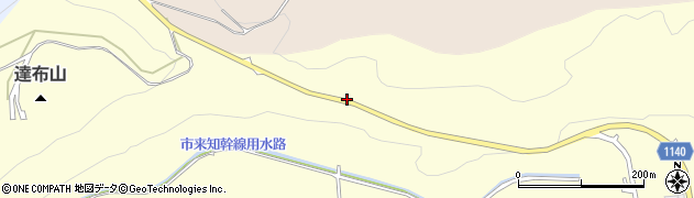 美唄三笠線周辺の地図