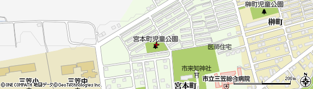 宮本町児童公園周辺の地図