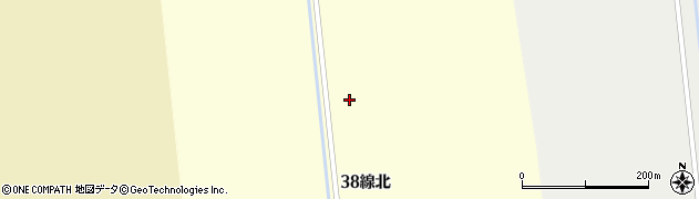 北海道石狩郡新篠津村第３８線北周辺の地図