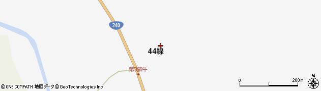 北海道釧路市阿寒町上徹別（４４線）周辺の地図