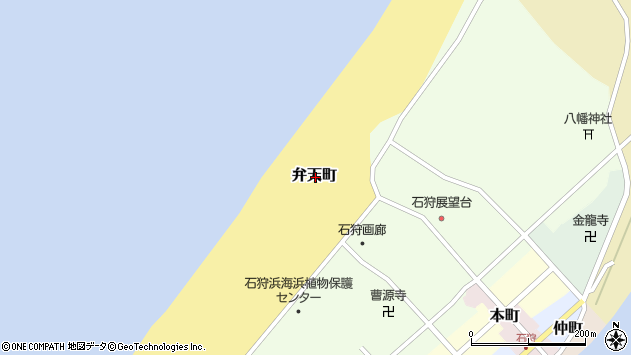 〒061-3372 北海道石狩市弁天町の地図