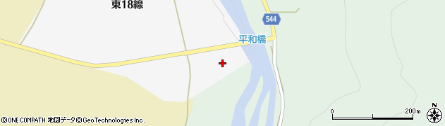 平和橋周辺の地図