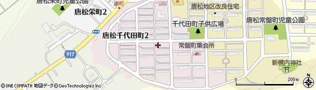 北海道三笠市唐松千代田町周辺の地図