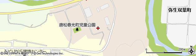 北海道三笠市唐松春光町周辺の地図