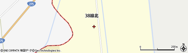 北海道石狩郡新篠津村第３８線北51周辺の地図