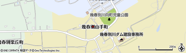 北海道三笠市幾春別山手町周辺の地図