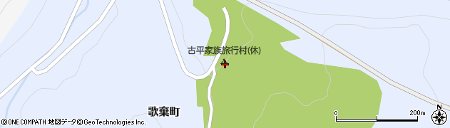 古平家族旅行村周辺の地図