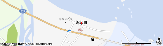 北海道古平町（古平郡）沢江町周辺の地図
