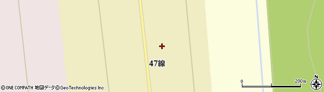 北海道石狩郡新篠津村第４７線北58周辺の地図