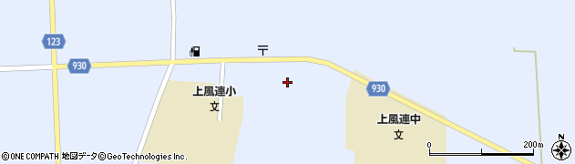 別海町役場保育園　上風連へき地保育園周辺の地図