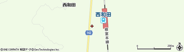 北海道根室市西和田834周辺の地図