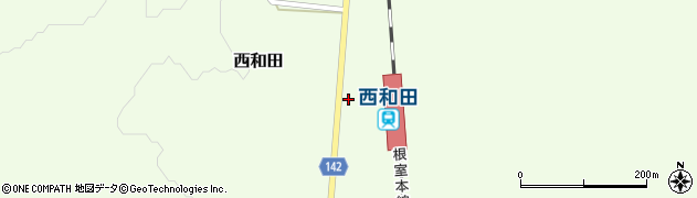 和田簡易郵便局周辺の地図