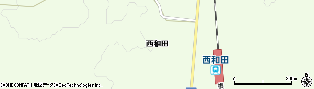 北海道根室市西和田周辺の地図