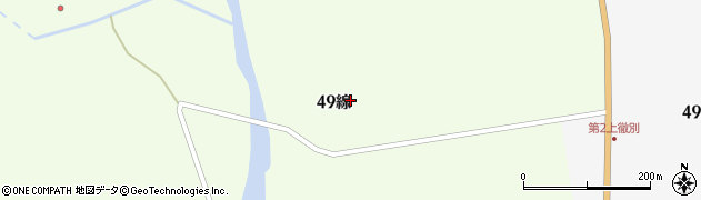 北海道釧路市阿寒町飽別（４９線）周辺の地図