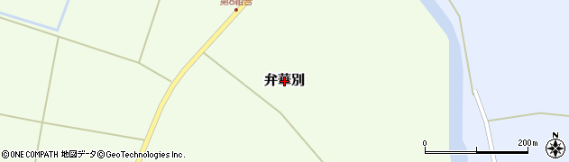 北海道当別町（石狩郡）弁華別周辺の地図