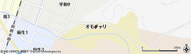 北海道標茶町（川上郡）オモチャリ周辺の地図