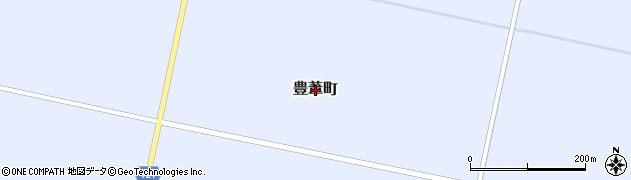 北海道美唄市豊葦町周辺の地図