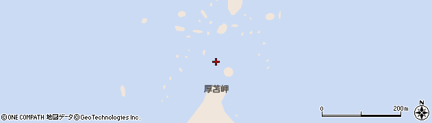 厚苫岬周辺の地図