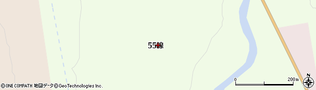 北海道釧路市阿寒町飽別５５線周辺の地図