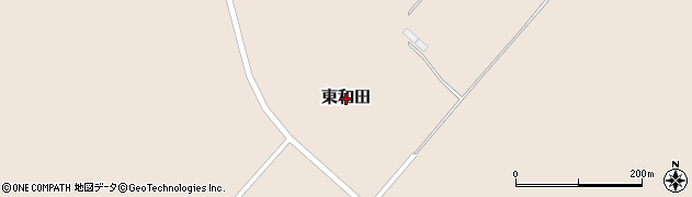 北海道根室市東和田周辺の地図