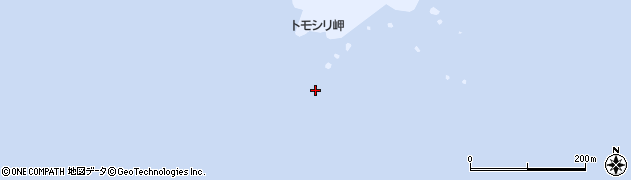 トモシリ岬周辺の地図