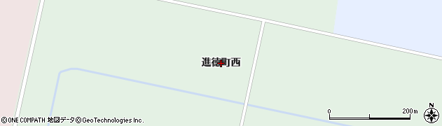 北海道美唄市進徳町（西）周辺の地図