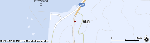 北海道積丹町（積丹郡）神岬町（柾泊）周辺の地図