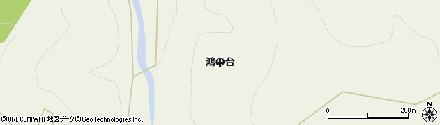 北海道美唄市東美唄町（鴻の台）周辺の地図