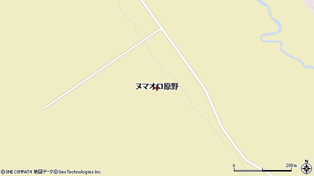 〒088-2389 北海道川上郡標茶町ヌマオロ原野の地図