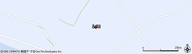 北海道根室市友知周辺の地図