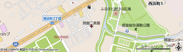 旅館二美喜周辺の地図